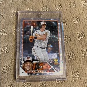 Adley Rutschman Silver Foilboard Baseball Card